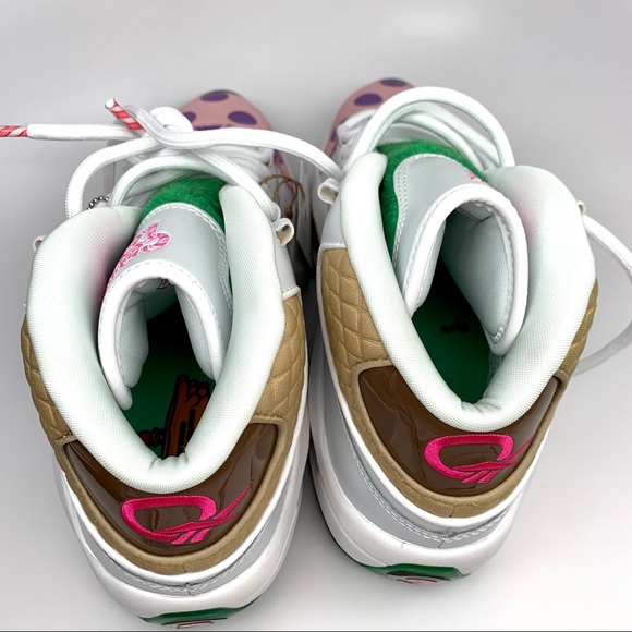 NWT REEBOK MEN'S CANDY LAND QUESTION MID BASKETBALL SHOES SIZE 9 - Picture 16 of 16